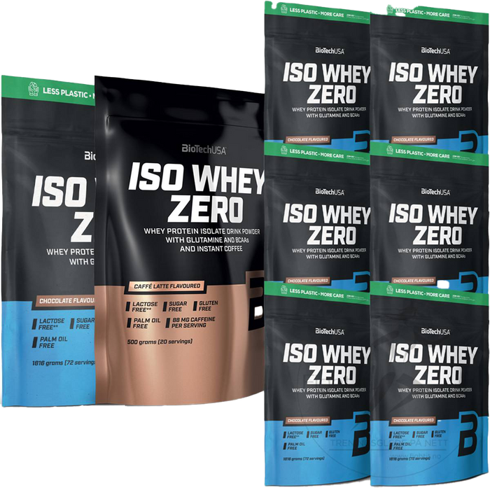 BioTechUSA Iso Whey Zero, Schokoladen-Toffee – 500 Gramm