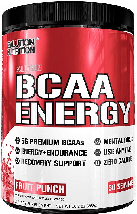 EVLution Nutrition BCAA Energy, Pink Starblast - 270 grams | High-Quality Amino Acids and BCAAs | MySupplementShop.co.uk