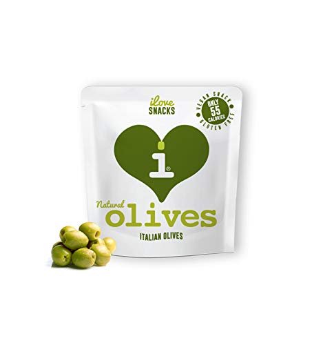 I Love Snacks Natural Italian Olives 15x30g Olives | High-Quality Health Foods | MySupplementShop.co.uk