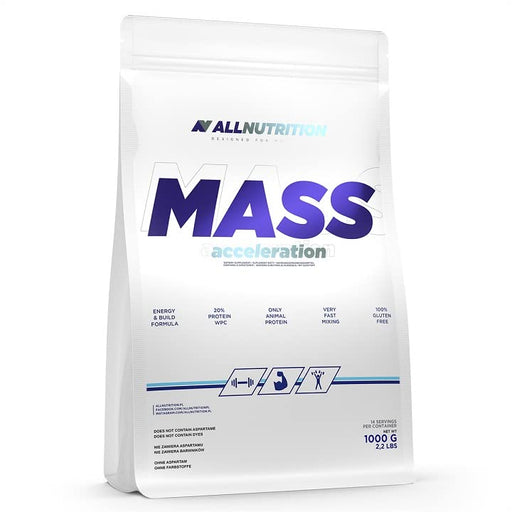 Allnutrition Mass Acceleration, Chocolate Cookies - 1000 grams | High-Quality Weight Gainers & Carbs | MySupplementShop.co.uk