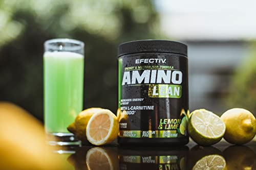 Efectiv Nutrition Amino Lean 240g Lemon & Lime | High-Quality Amino Acids and BCAAs | MySupplementShop.co.uk