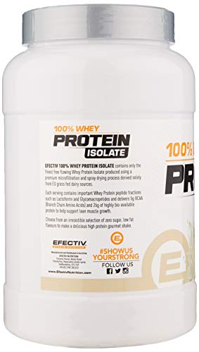 Efectiv Nutrition Whey Protein Isolate 908g Vanilla - Protein at MySupplementShop by Efectiv Nutrition