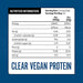 Applied Nutrition Clear Vegan Protein - Hydrolysed Pea Protein Isolate Vegan Protein Powder (Cranberry & Pomegranate) (600g - 40 Servings) | High-Quality Vegan Proteins | MySupplementShop.co.uk