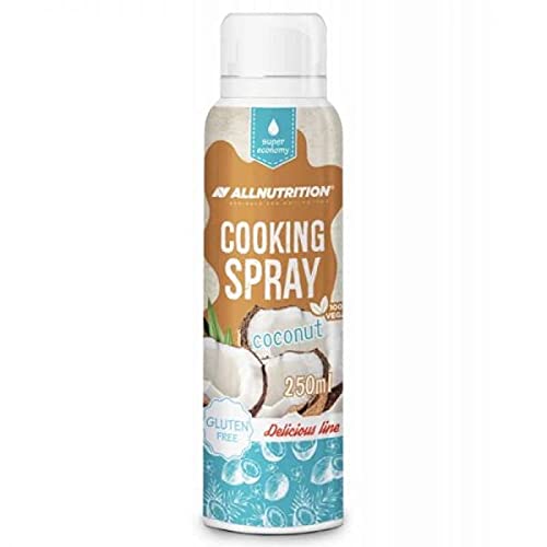 Allnutrition Cooking Spray, Coconut - 250 ml. | High-Quality Oils, Vinegars & Salad Dressings | MySupplementShop.co.uk