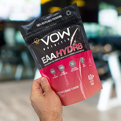 Vow EAA Hydr8 - Essential Amino Acids Electrolytes BCAAs Cyclic Dextrin Intra Workout Drink Informed Sports (Watermelon and Mango) - Sports Nutrition at MySupplementShop by VOW Nutrition