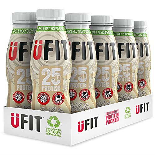 Ufit White Chocolate Flavour High Protein Milk_Shake - 10x330ml - Default Title - Sports Nutrition at MySupplementShop by UFIT