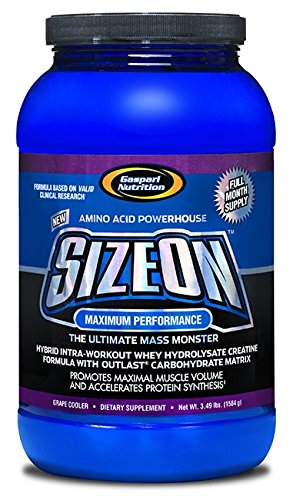 Gaspari Nutrition SizeOn Max Performance 1.5kg Lemon Ice | High-Quality Creatine Supplements | MySupplementShop.co.uk