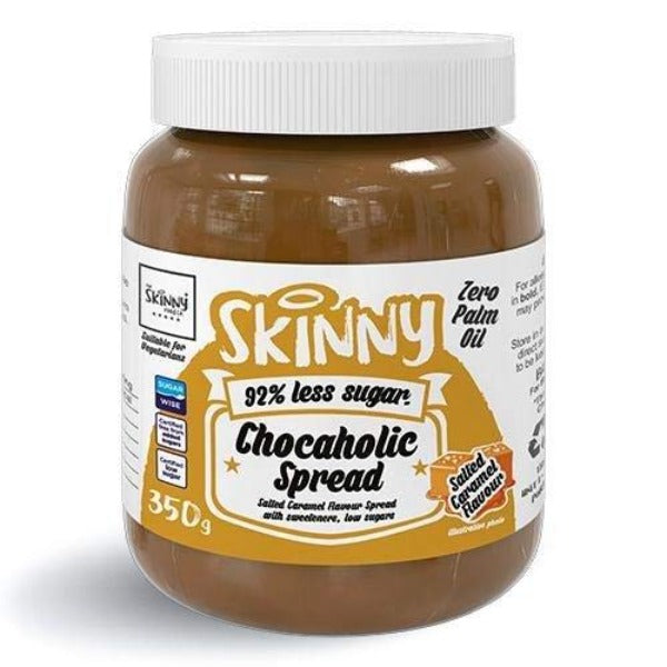 Skinny Food Co. NotGuilty Low Sugar Chocaholic Salted Caramel Flavoured Spread - 350g | High-Quality Health Foods | MySupplementShop.co.uk