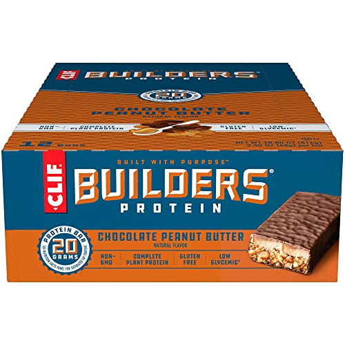 CLIF Builders 12x68g Chocolate Peanut Butter | High-Quality Health Foods | MySupplementShop.co.uk