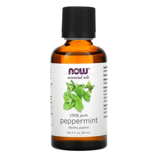 NOW Foods Essential Oil, Peppermint Oil - 59 ml. - Health and Wellbeing at MySupplementShop by NOW Foods