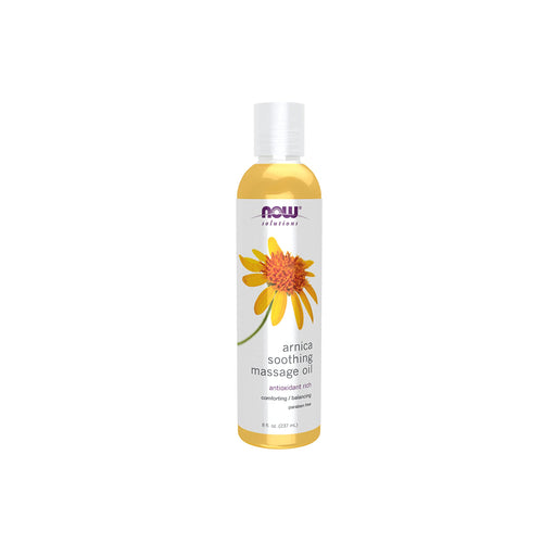 NOW Foods Arnica Soothing Massage Oil - 237 ml. | High-Quality Medication & Treatments | MySupplementShop.co.uk