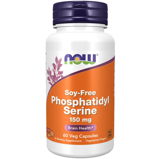 NOW Foods Phosphatidyl Serine, 150mg Soy Free - 60 vcaps | High-Quality Combination Multivitamins & Minerals | MySupplementShop.co.uk