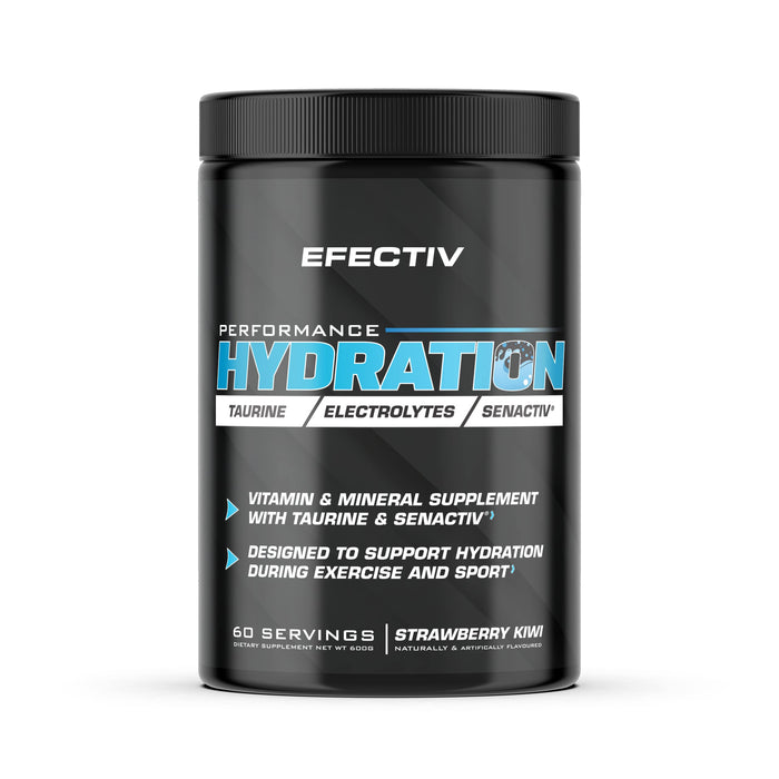 Efectiv Nutrition Performance Hydration 600g Strawberry Kiwi - Sports Supplements at MySupplementShop by Efectiv Nutrition