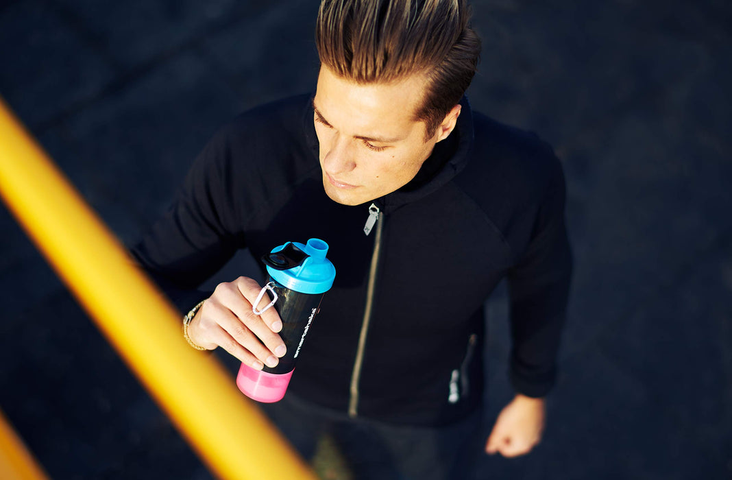 SmartShake Slim Series, Neon Blue - 500 ml. | High-Quality Accessories | MySupplementShop.co.uk