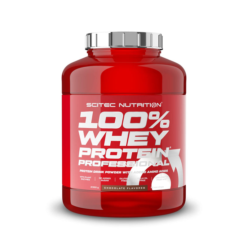 SciTec 100% Whey Protein Professional, Chocolate - 2350 grams | High-Quality Protein | MySupplementShop.co.uk