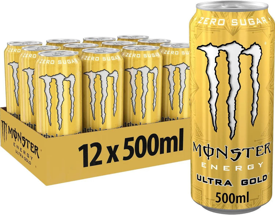 Monster Energy Ultra Cans 12 x 500ml | High-Quality Health Foods | MySupplementShop.co.uk