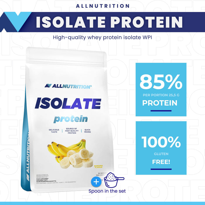 Allnutrition Isolate Protein, Banana - 908 grams | High-Quality Protein | MySupplementShop.co.uk