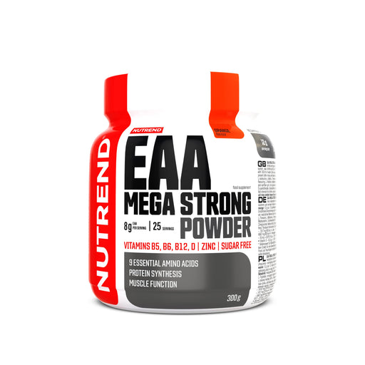 Nutrend EAA Mega Strong Powder, Orange + Apple - 300 grams - Amino Acids and BCAAs at MySupplementShop by Nutrend