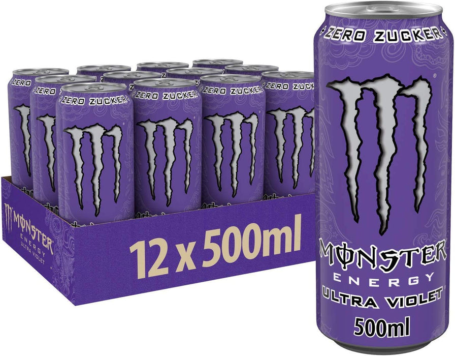 Monster Energy Ultra Cans 12 x 500ml | High-Quality Health Foods | MySupplementShop.co.uk