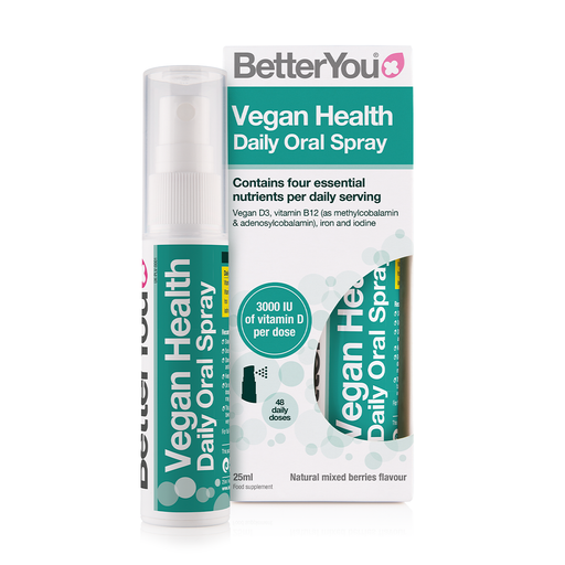 BetterYou Vegan Health Daily Oral Spray 25ml - Health and Wellbeing at MySupplementShop by BetterYou