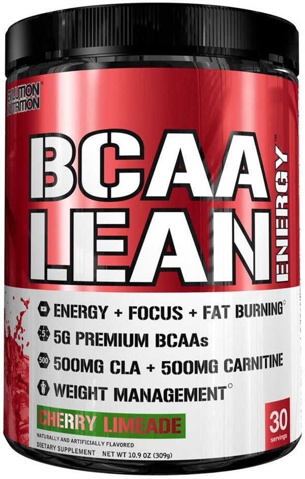 EVLution Nutrition BCAA Lean Energy, Cherry Limeade - 309 grams - Default Title - Amino Acids and BCAAs at MySupplementShop by EVLution Nutrition