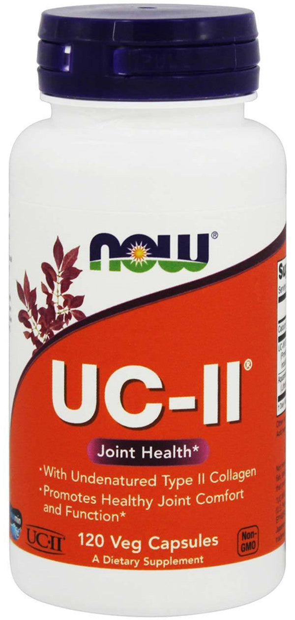 NOW Foods UC-II Undenatured Type II Collagen - 120 vcaps - Joint Support at MySupplementShop by NOW Foods