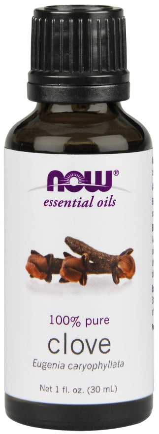 NOW Foods Essential Oil, Clove Oil - 30 ml. | High-Quality Essential Oil Blends | MySupplementShop.co.uk