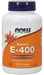 NOW Foods Vitamin E-400 - Natural (Mixed Tocopherols) - 250 softgels | High-Quality Vitamins & Minerals | MySupplementShop.co.uk