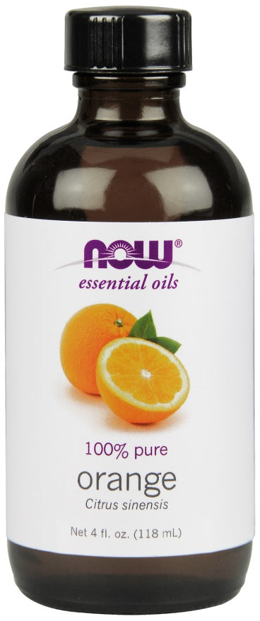 NOW Foods Essential Oil, Orange Oil Pure - 118 ml. | High-Quality Health and Wellbeing | MySupplementShop.co.uk