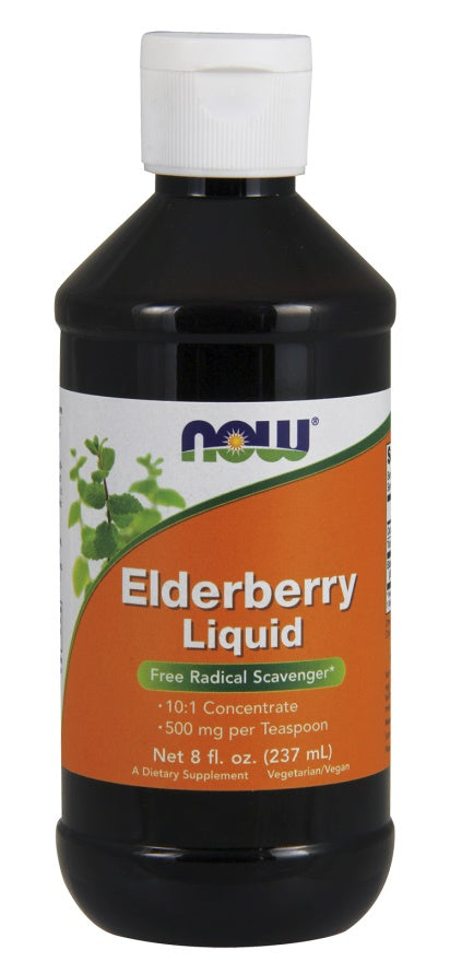 NOW Foods Elderberry, Liquid - 237 ml. | High-Quality Health and Wellbeing | MySupplementShop.co.uk