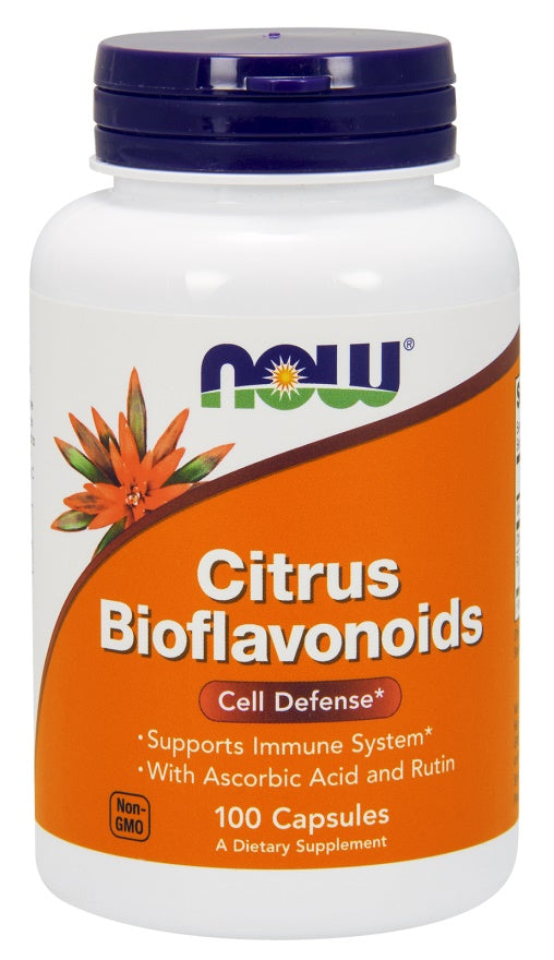 NOW Foods Citrus Bioflavonoids, 700mg - 100 caps | High-Quality Vitamins, Minerals & Supplements | MySupplementShop.co.uk