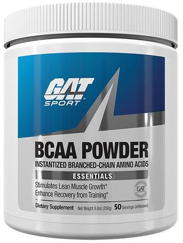 GAT BCAAs, Unflavored - 250 grams | High-Quality Amino Acids and BCAAs | MySupplementShop.co.uk