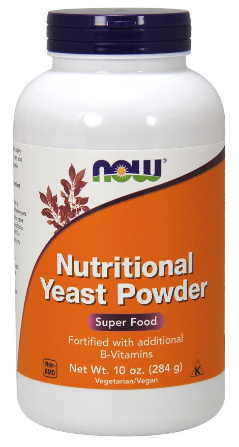 NOW Foods Nutritional Yeast Powder - 284g | High-Quality Health and Wellbeing | MySupplementShop.co.uk