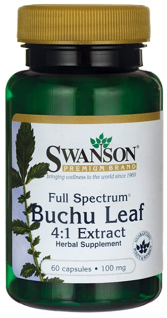 Swanson Full Spectrum Buchu Leaf 4:1 Extract, 100mg - 60 caps - Health and Wellbeing at MySupplementShop by Swanson