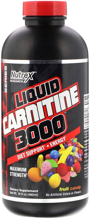 Nutrex Liquid Carnitine 3000, Cherry Lime - 480 ml. - Default Title - Slimming and Weight Management at MySupplementShop by Nutrex