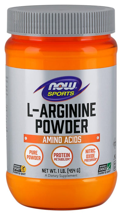 NOW Foods L-Arginine, Pure Powder - 454g - Amino Acids and BCAAs at MySupplementShop by NOW Foods