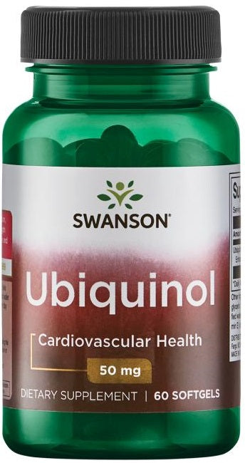 Swanson Ubiquinol, 50mg - 60 softgels | High-Quality Sports Supplements | MySupplementShop.co.uk