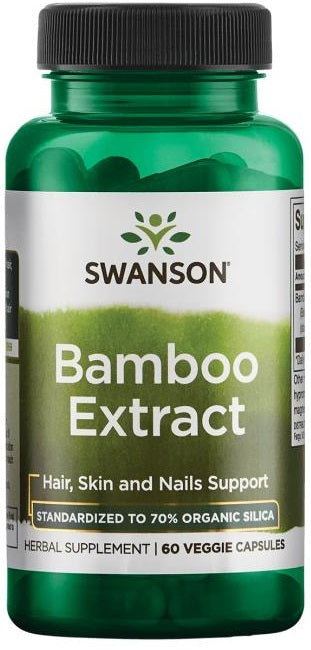 Swanson Bamboo Extract - 60 vcaps | High-Quality Sports Supplements | MySupplementShop.co.uk