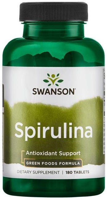 Swanson Spirulina, 500mg - 180 tablets - Default Title - Health and Wellbeing at MySupplementShop by Swanson