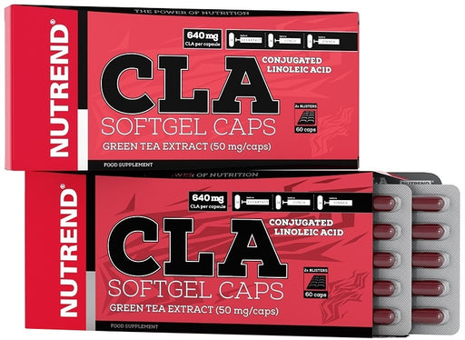 Nutrend CLA Softgel Caps - 60 caps | High-Quality Slimming and Weight Management | MySupplementShop.co.uk