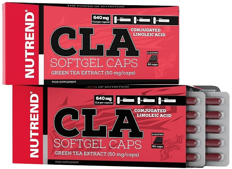 Nutrend CLA Softgel Caps - 60 caps | High-Quality Slimming and Weight Management | MySupplementShop.co.uk