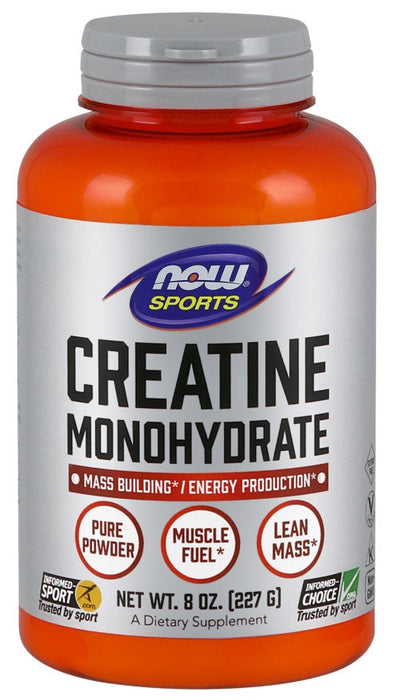 NOW Foods Creatine Monohydrate, Pure Powder 227g - Creatine Powder at MySupplementShop by NOW Foods