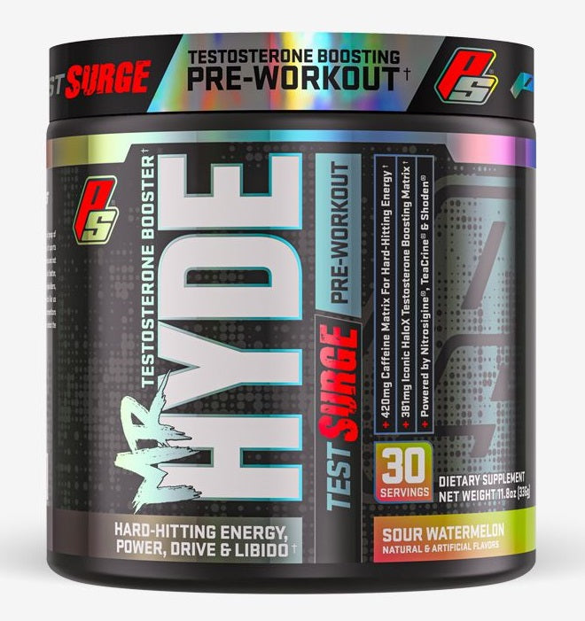 Pro Supps Mr. Hyde Test Surge, Sour Watermelon - 336 grams | High-Quality Health and Wellbeing | MySupplementShop.co.uk