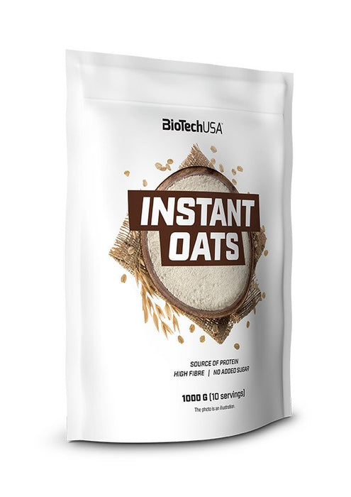 BioTechUSA Instant Oats, Unflavoured - 1000g - Health Foods at MySupplementShop by BioTechUSA