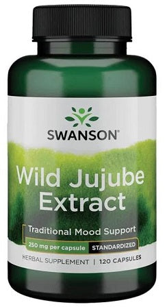 Swanson Wild Jujube Extract, 250mg - 120 caps | High-Quality Sports Supplements | MySupplementShop.co.uk