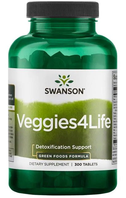 Swanson Veggies4Life - 300 tabs | High-Quality Health and Wellbeing | MySupplementShop.co.uk