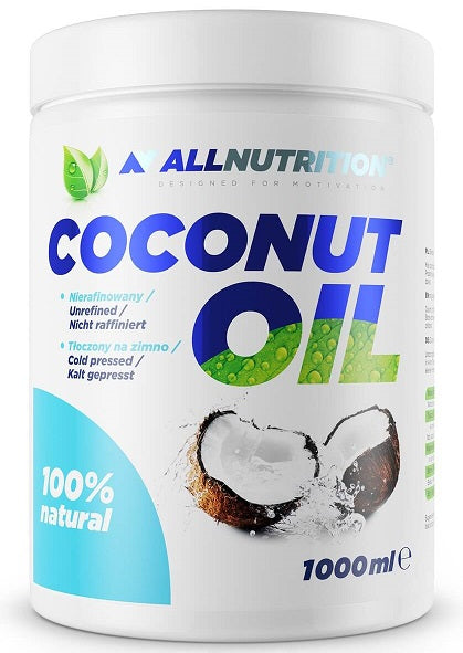 Allnutrition Coconut Oil, Unrefined - 1000 ml. | High-Quality Coconut | MySupplementShop.co.uk