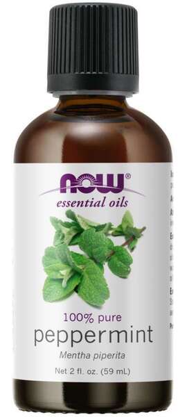 NOW Foods Essential Oil, Peppermint Oil - 59 ml. - Health and Wellbeing at MySupplementShop by NOW Foods