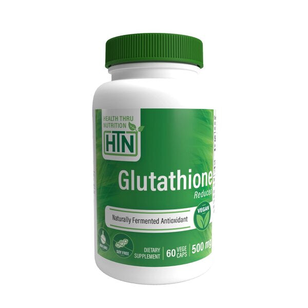 Health Thru Nutrition Glutathione Reduced, 500mg - 60 vcaps - Detox & Cleanse at MySupplementShop by HEALTH THRU NUTRITION