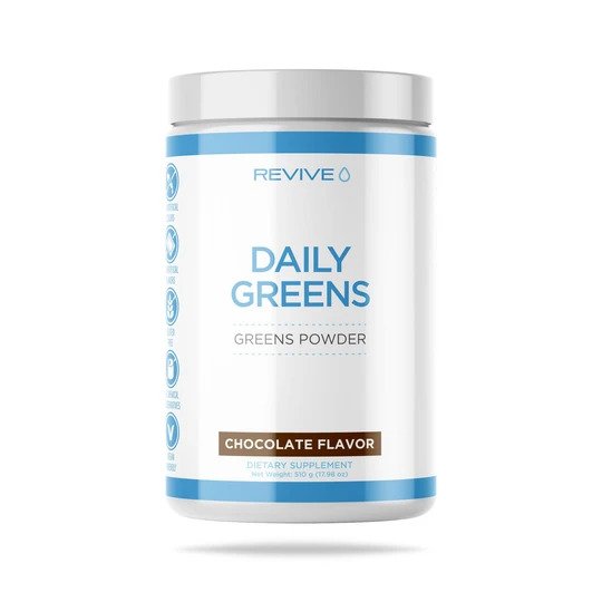 Revive Daily Greens Powder, Chocolate - 510g | High-Quality Sports Supplements | MySupplementShop.co.uk